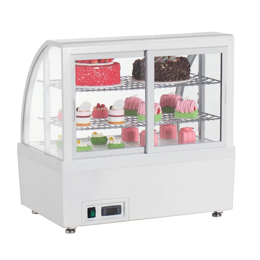 CU637 Polar C-Series Countertop Display Koelkast Wit 100Ltr