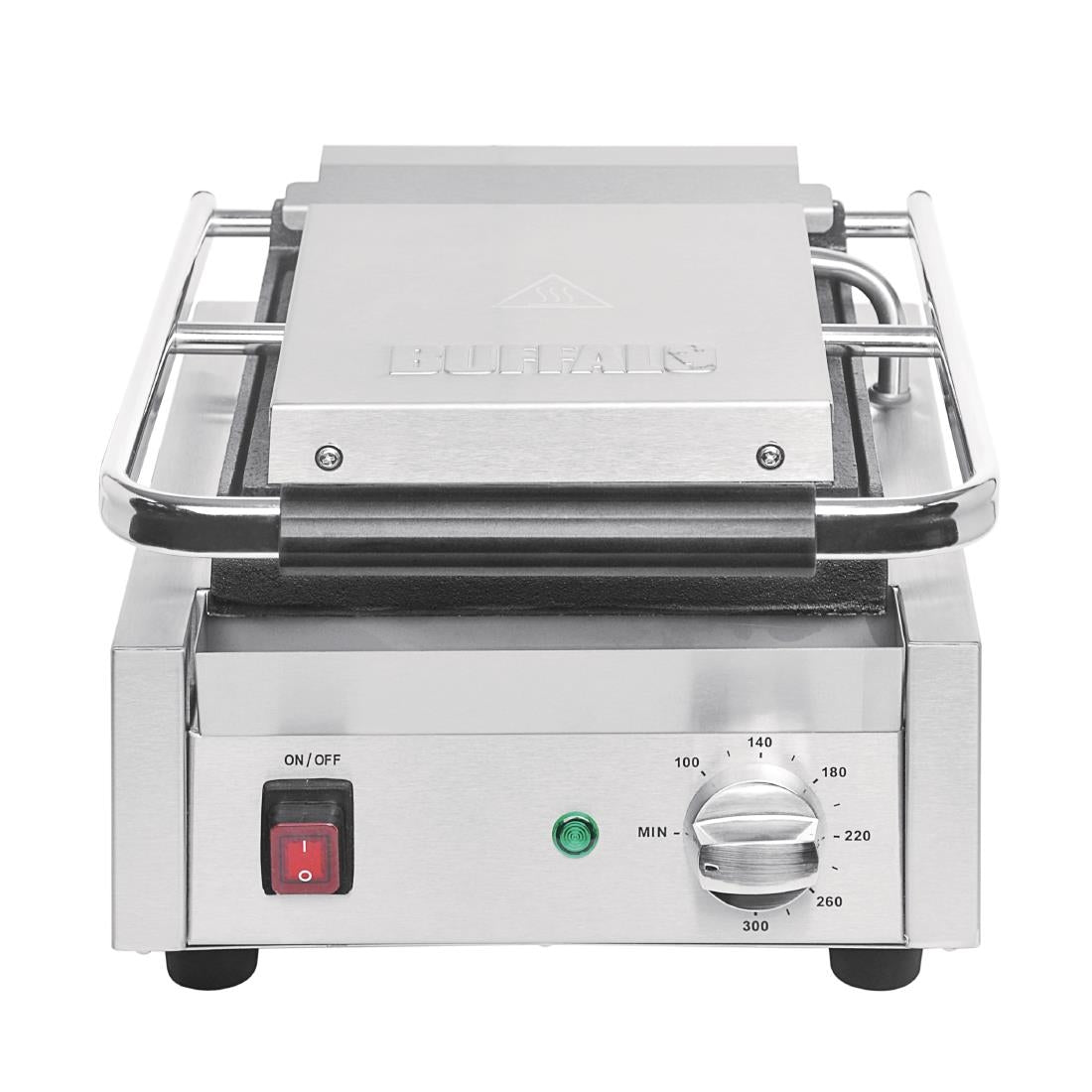 DY996 Buffalo Bistro enkele contactgrill glad/glad