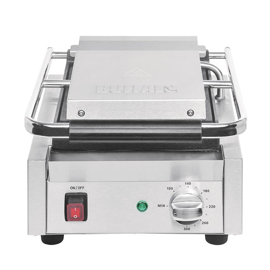 DY996 Buffalo Bistro enkele contactgrill glad/glad