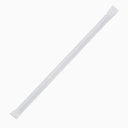 FP440 Fiesta Compostable composteerbare papieren rietjes 210mm zwart  Individueel verpakt (250 stuks)