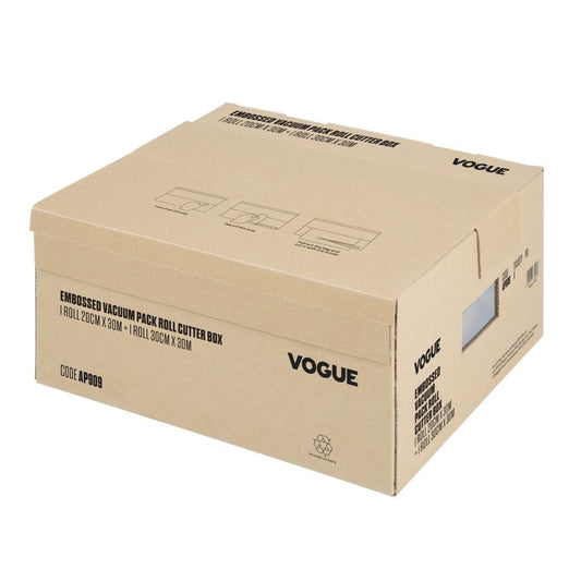 AP909 Vogue Vacuümverpakkingsrol Met Snijdoos (Reliëf) 200 mm En 300 mm Dubbelverpakking