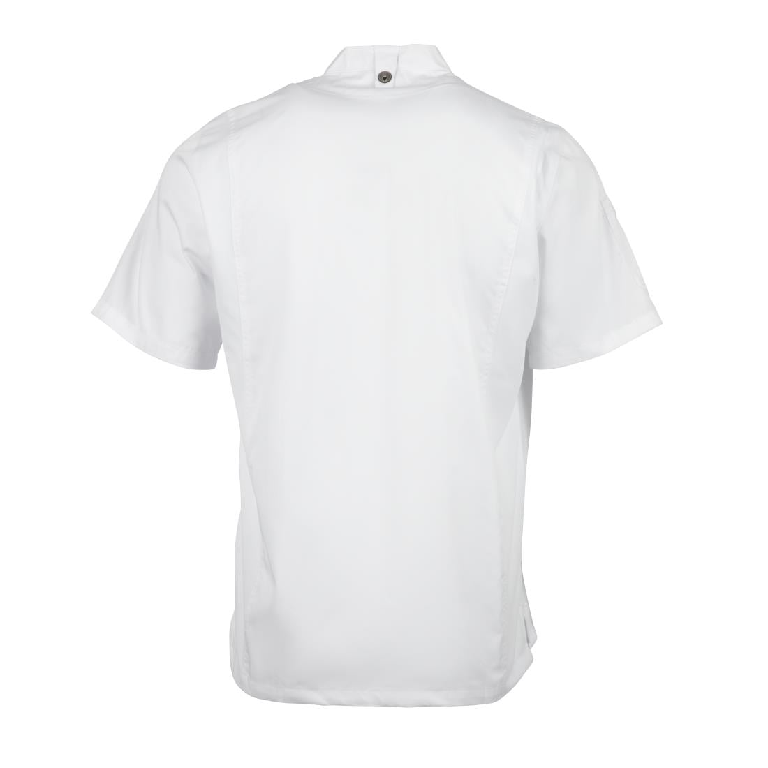 B471-S Chef Works Springfield unisex koksbuis met rits wit S
