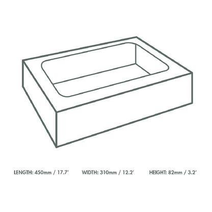 FD387 Vegware composteerbare sandwichboxen met deksel groot (25 stuks)
