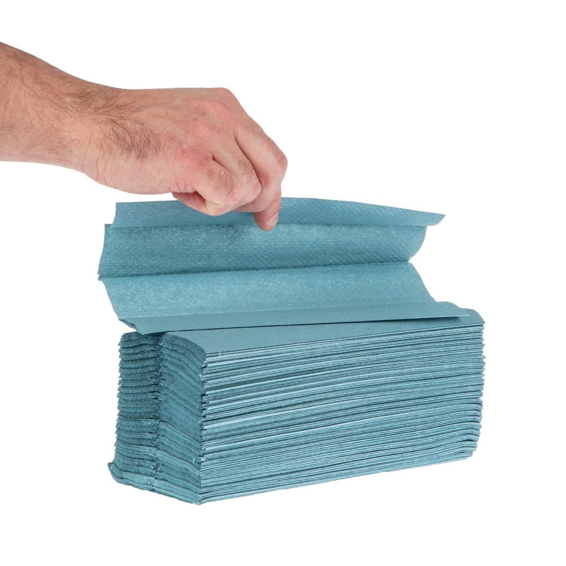 GD832 Jantex C-gevouwen handdoeken 1-laags blauw (2850 vellen) (12 stuks)