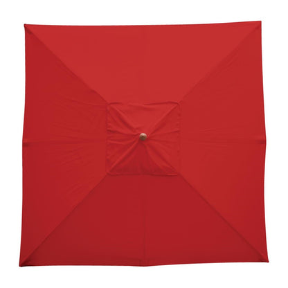 GL306 Bolero vierkante rode parasol 2,5 meter
