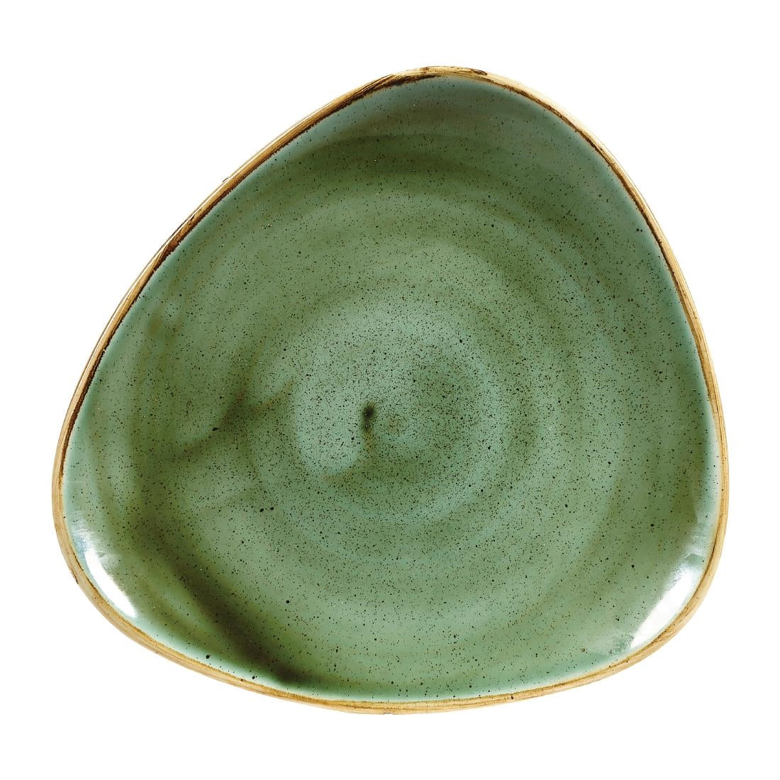 DY048 Churchill Stonecast Samphire Green Lotus Bord 22.9cm (12 stuks)