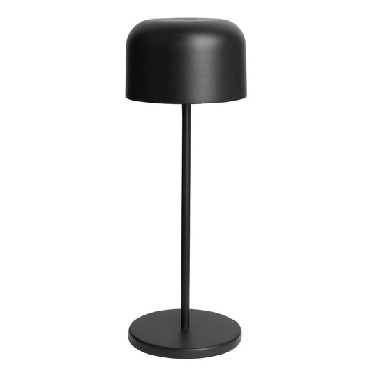 HZ208 Olympia Siena Tafellamp Ronde Koepel Zwart 300mm
