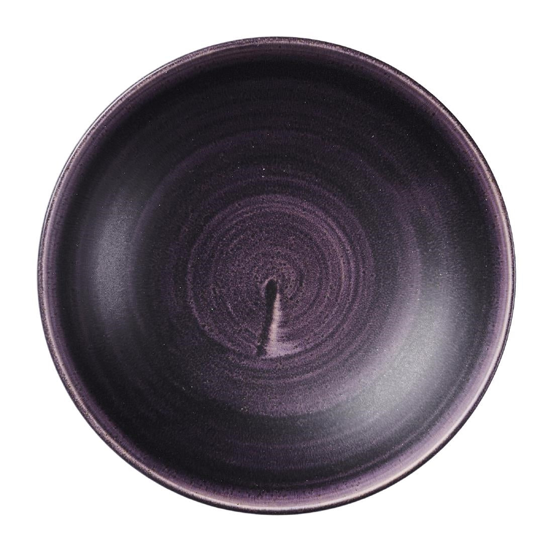 DX063 Churchill Stonecast Patina Cobalt Deep Purple Evolve Coupe Kom 18.4cm (12 stuks)