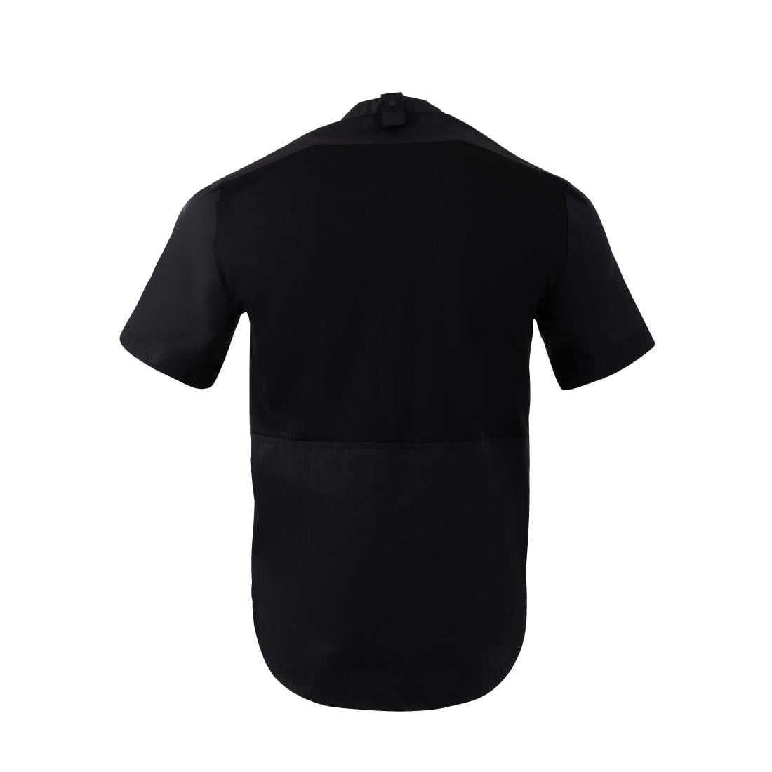 BA115-M Southside Harlem Koksbuis Met Korte Mouwen Zwart Maat M