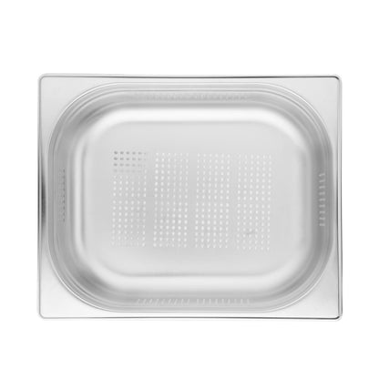 K845 Vogue geperforeerde RVS GN 1/2 bak 100mm