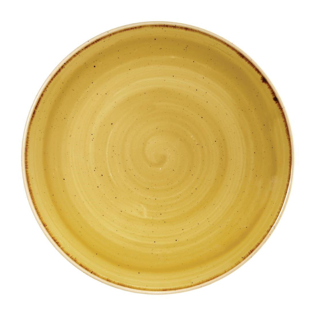 FF681 Churchill Stonecast Mustard Lotus Evolve Coupe Bord 32.4cm (6 stuks)