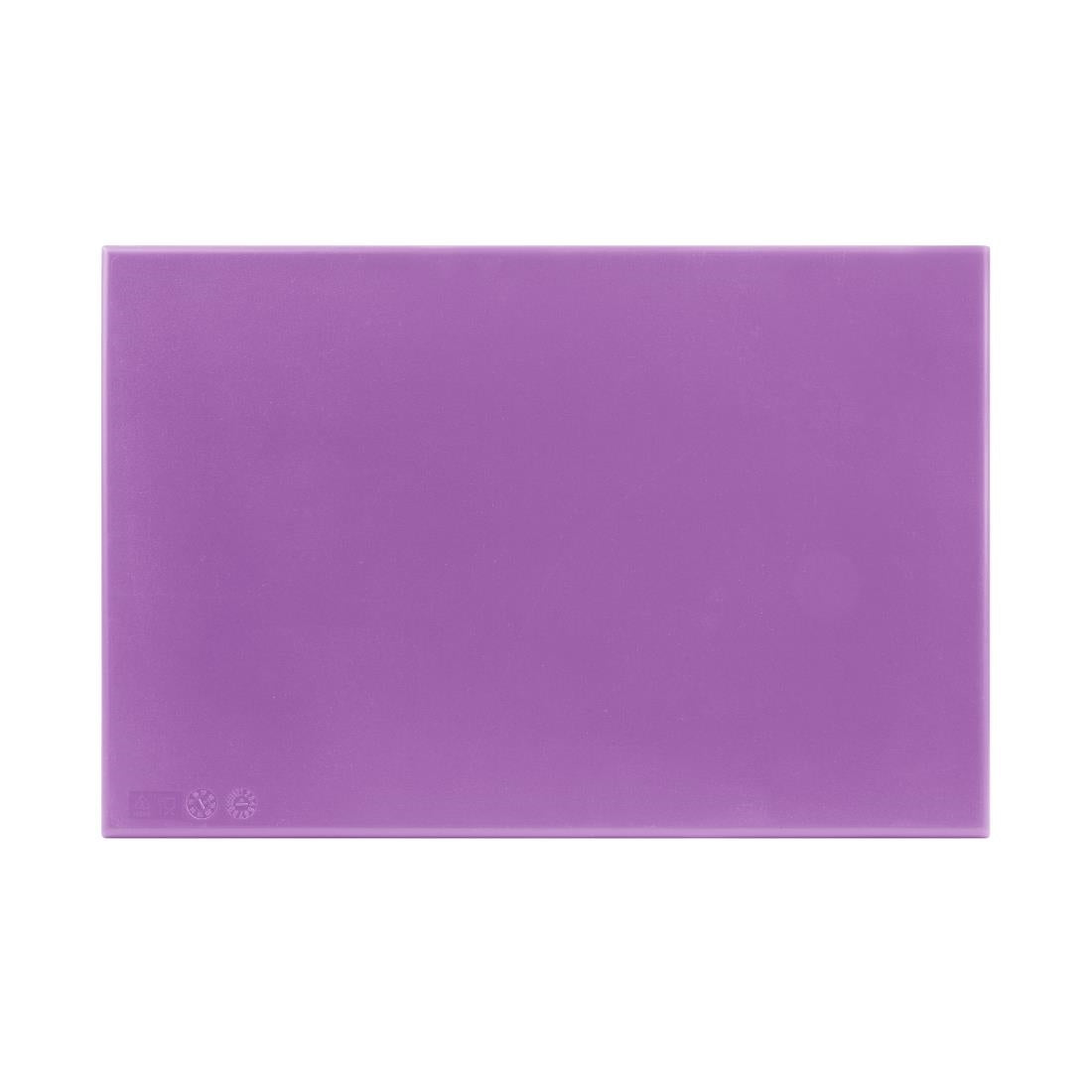 FX102 Hygiplas HDPE snijplank paars - 450x300x25mm