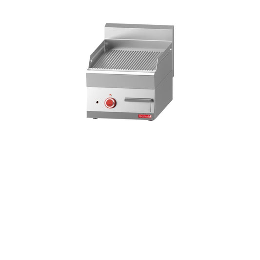 GN058 Gastro M 650 elektrische bakplaat 65/40 FTRE geribbelde plaat