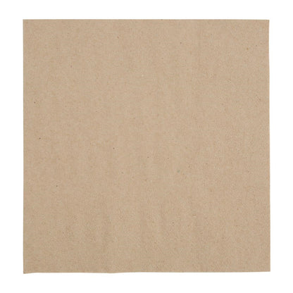 FE226 Fiesta Recyclable lunchservetten 1/4 vouw kraft 330mm (2000 stuks)