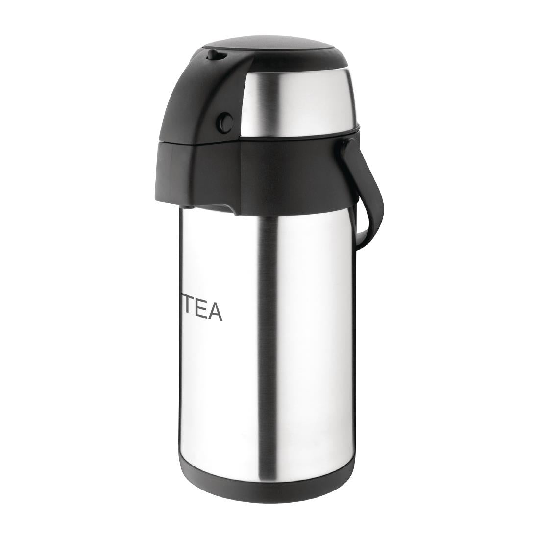 DP127 Olympia RVS pomp thermoskan Tea 3Ltr