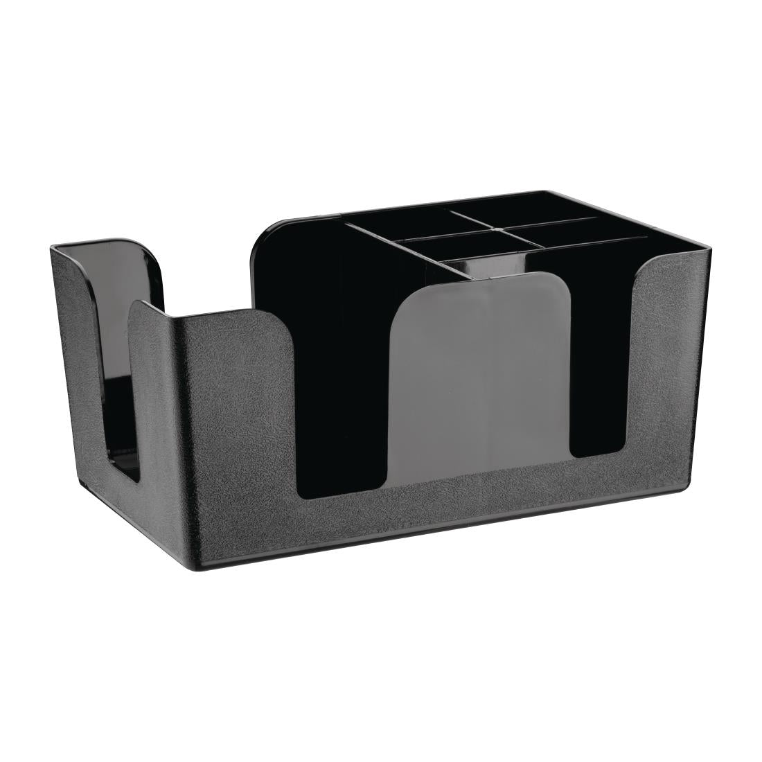 F980 Olympia kristallon plastic bar caddy zwart