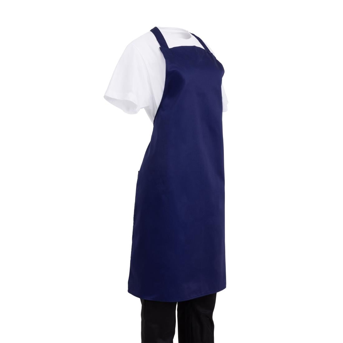 A543 Whites halterschort donkerblauw