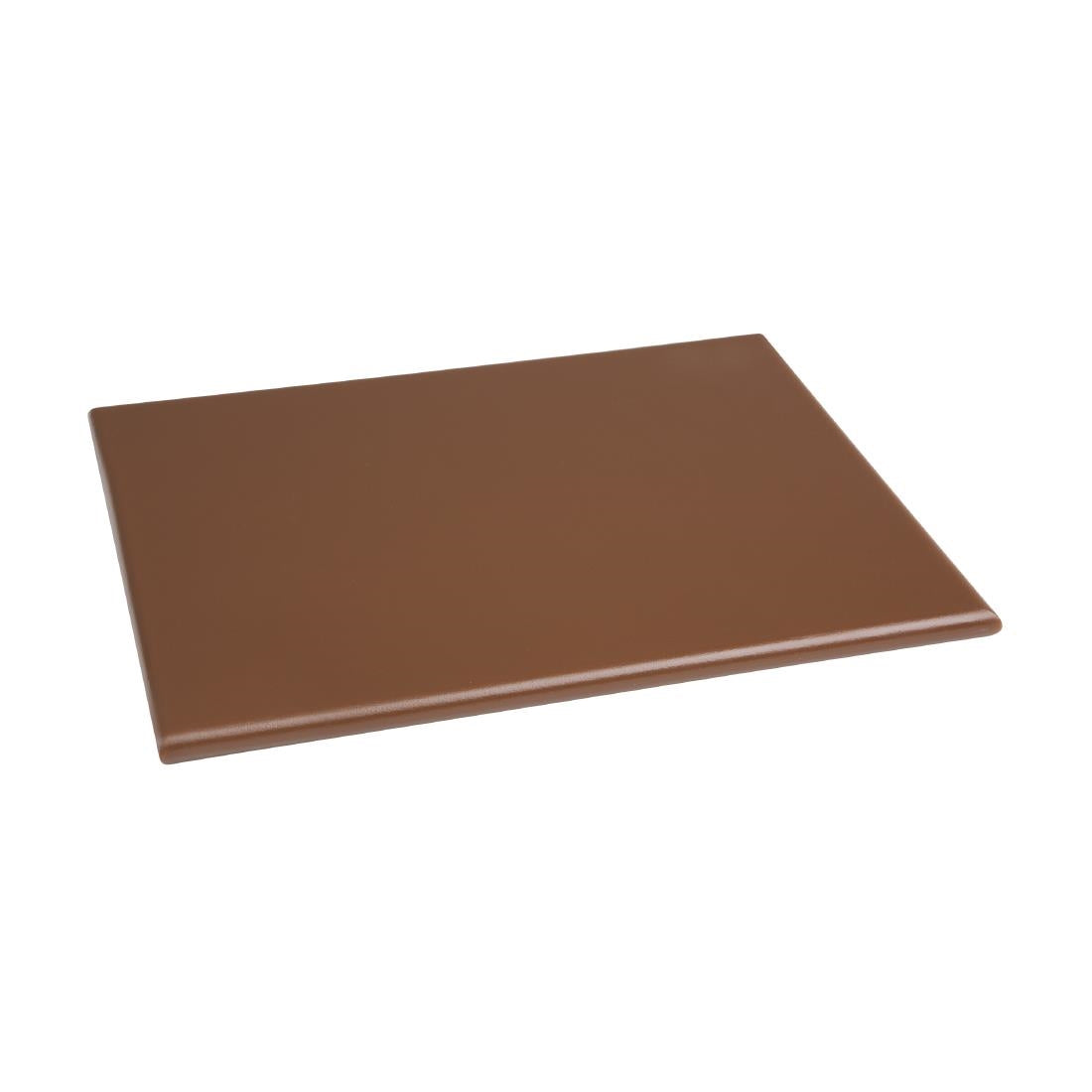 HC864 Hygiplas HDPE snijplank bruin 300x225x12mm