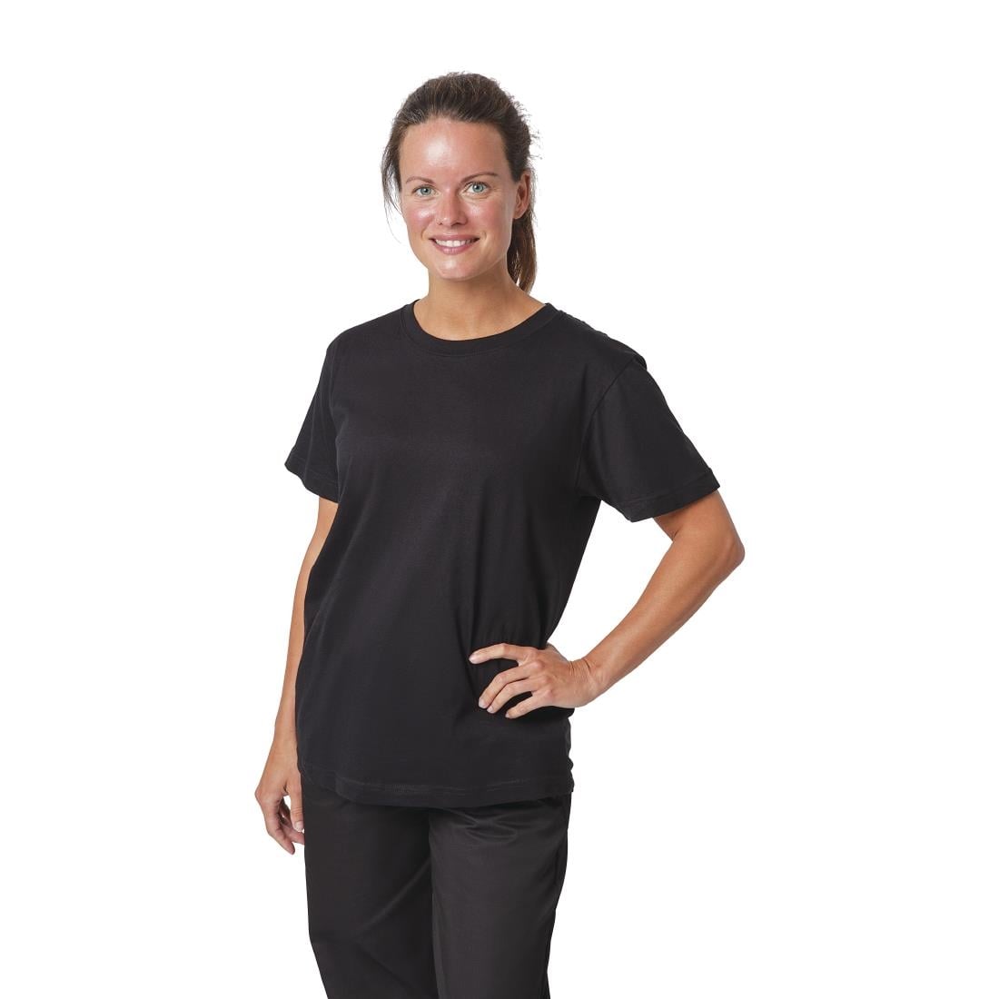 A295-M Unisex T-shirt zwart M