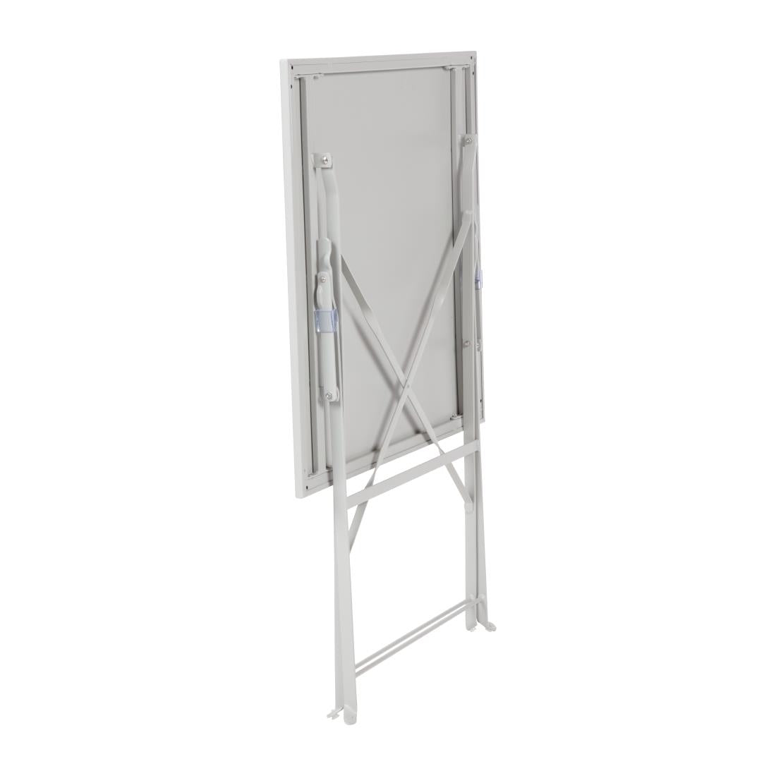 GK988 Bolero vierkante opklapbare stalen tafel grijs 60cm