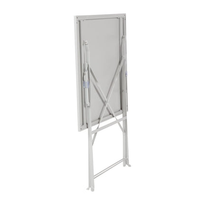 GK988 Bolero vierkante opklapbare stalen tafel grijs 60cm
