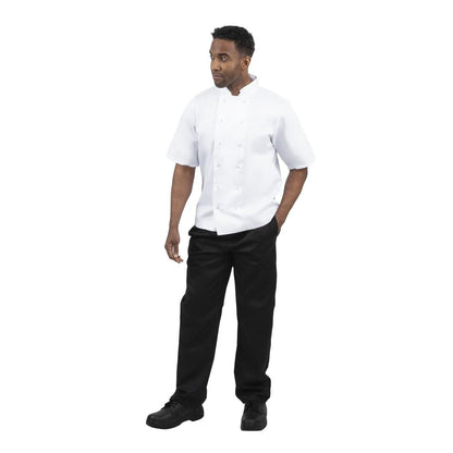 SA823 Whites Boston Unisex Koksjas Wit L (5 stuks)