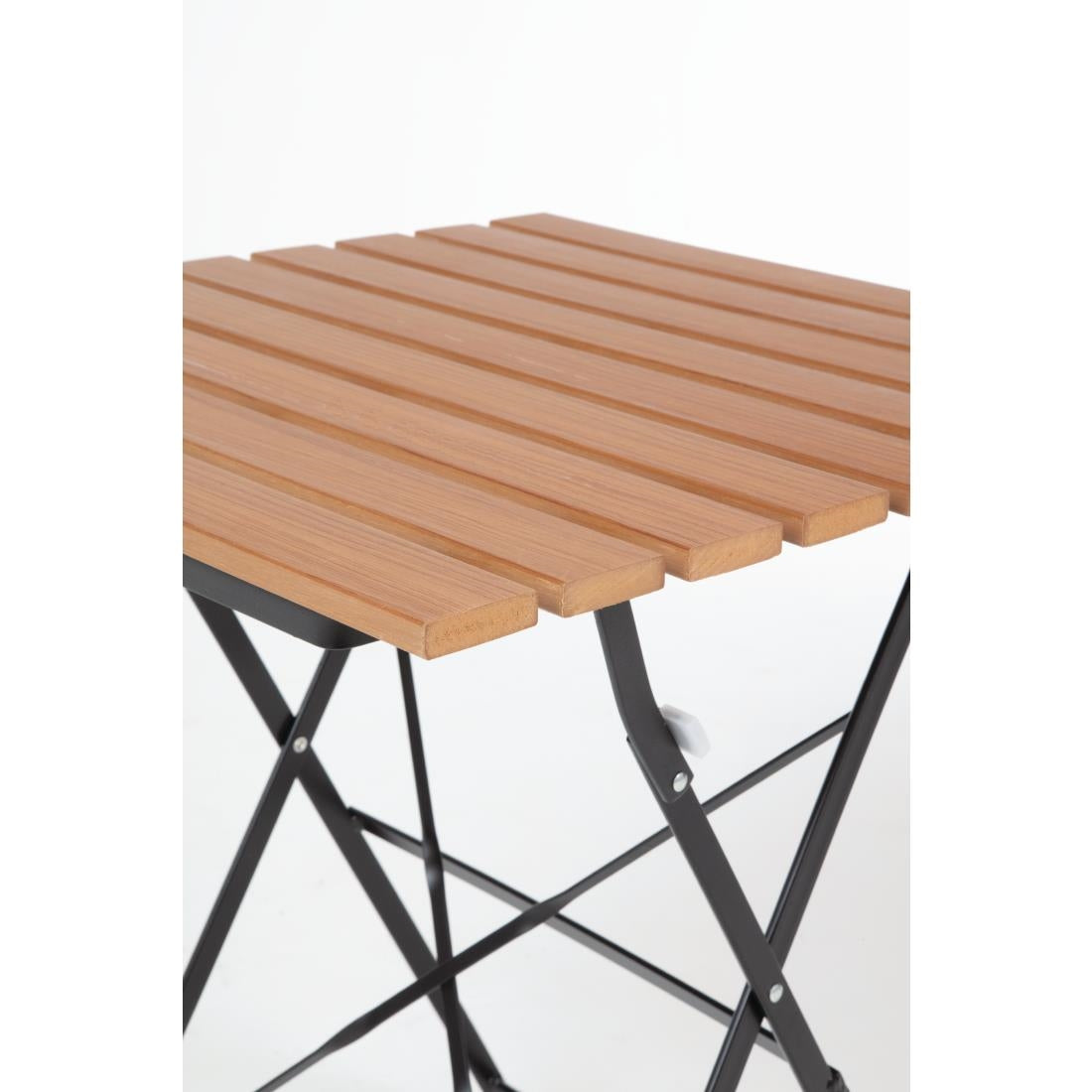GJ765 Bolero vierkante imitatiehouten tafel 60cm