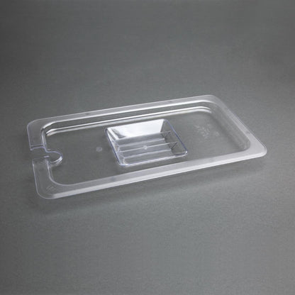 U252 Vogue polycarbonaat deksel met lepeluitsparing GN 1/3