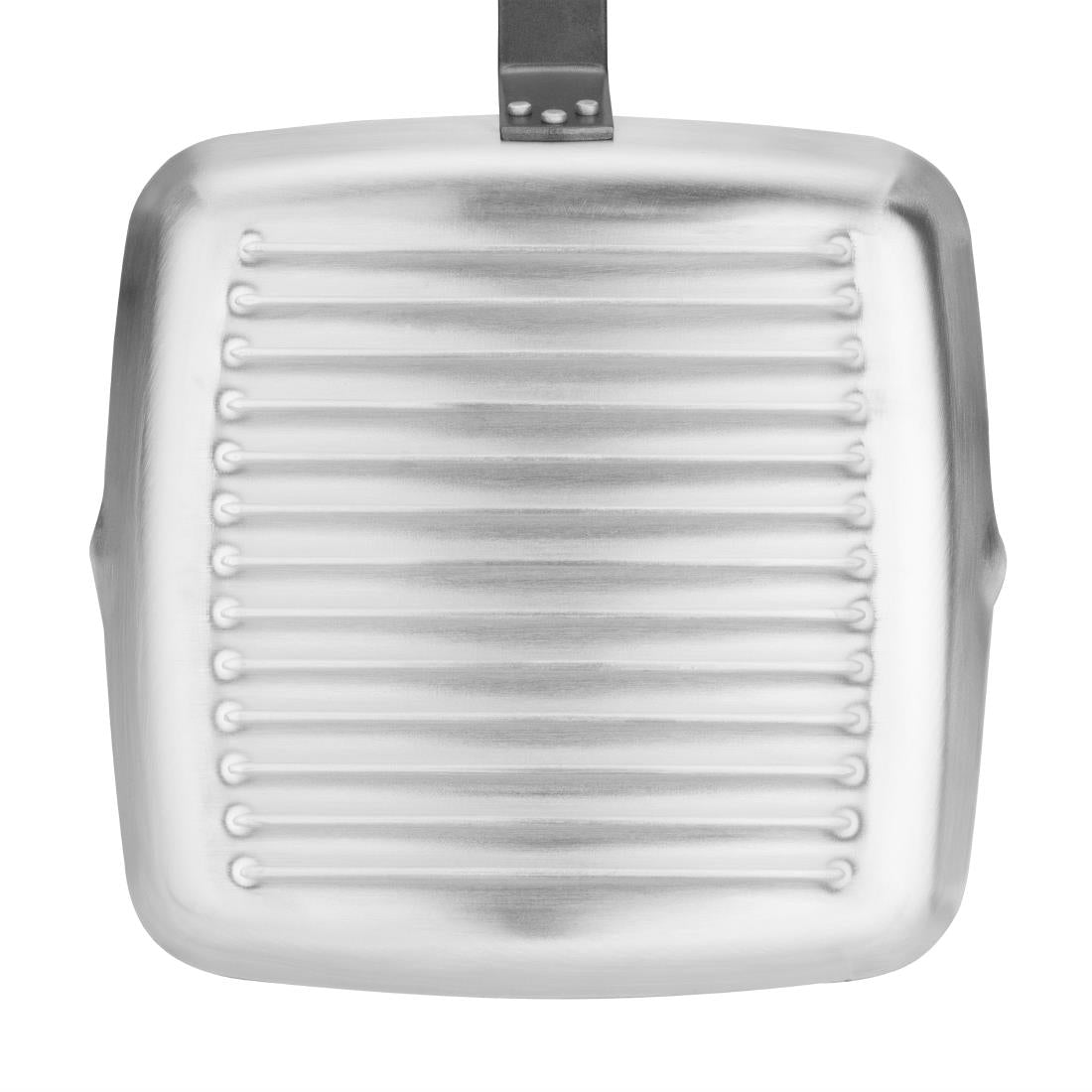 DL942 Vogue aluminium vierkante anti-aanbak teflon geribbelde grillpan 24cm
