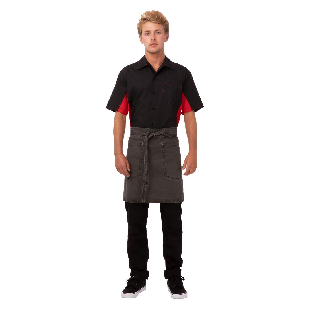 BB026 Chef Works Dorset standaard sloof donkergrijs