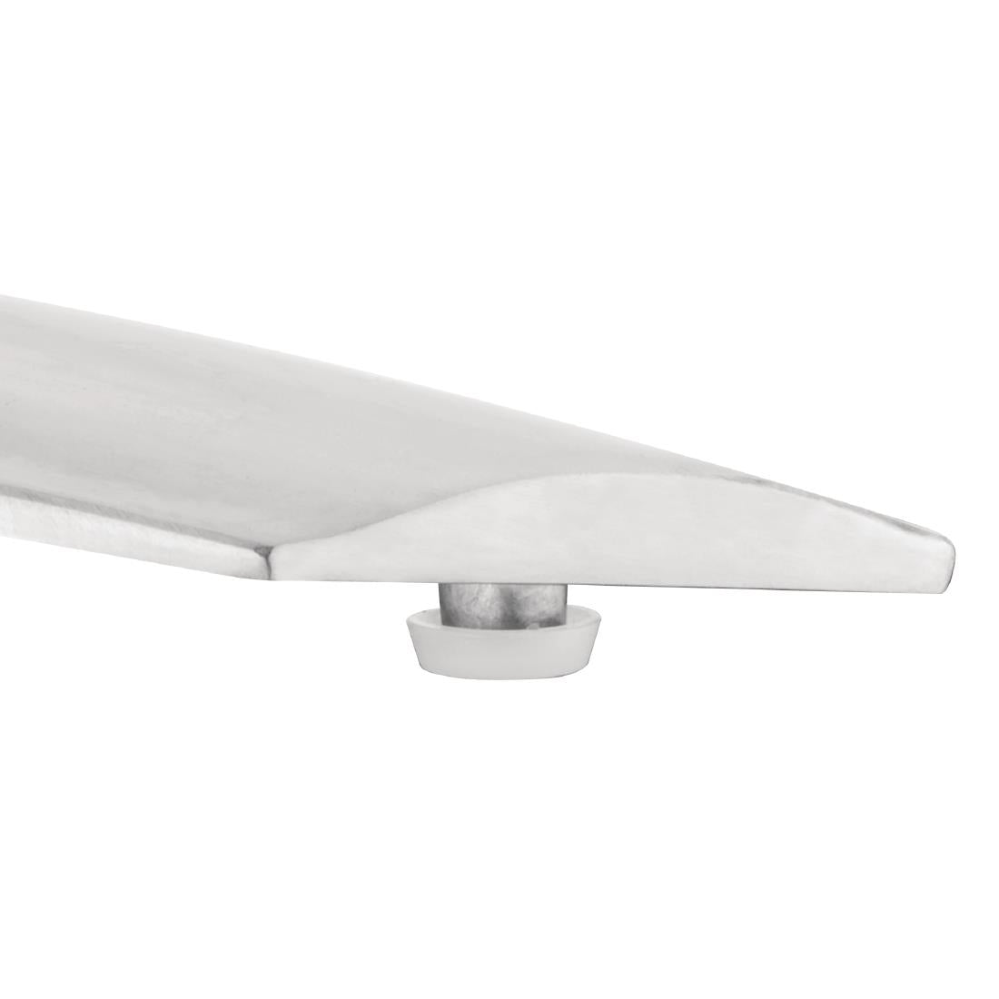 CG838 Bolero vierkante aluminium klaptafel met RVS blad 60cm