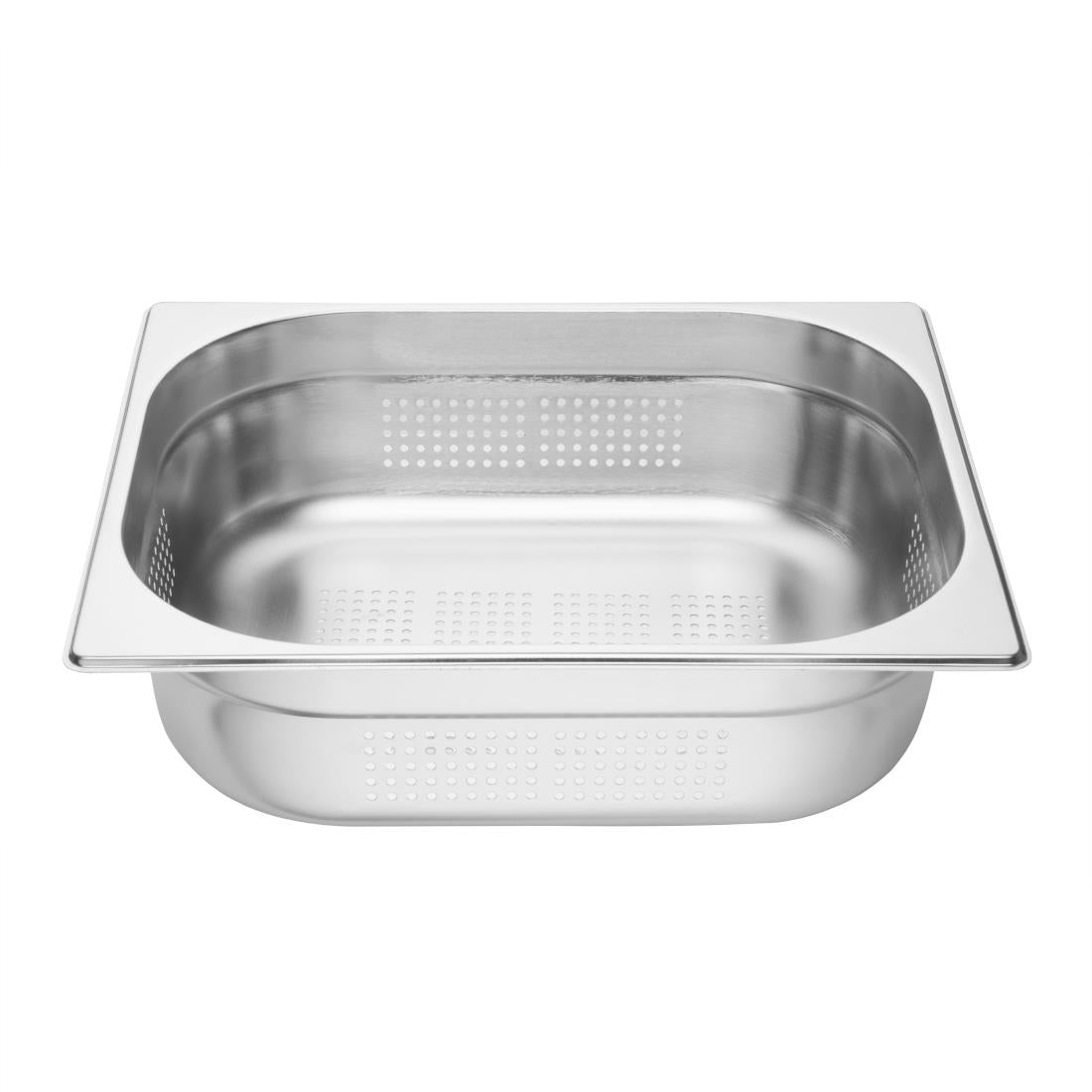 K845 Vogue geperforeerde RVS GN 1/2 bak 100mm