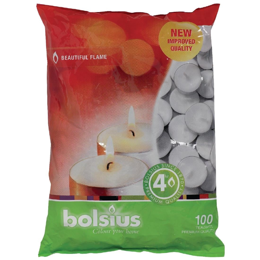 P950 Bolsius theelichten 4 uur (100 stuks)