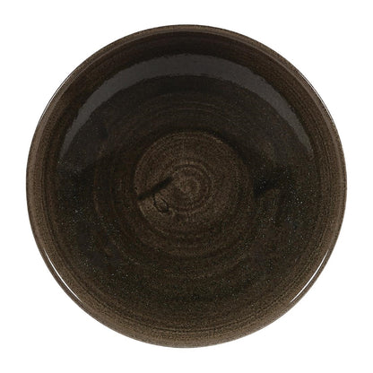 DY901 Churchill Stonecast Patina Evolve Iron Black Coupe Schalen 182mm (12 stuks)