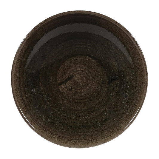 DY901 Churchill Stonecast Patina Evolve Iron Black Coupe Schalen 182mm (12 stuks)