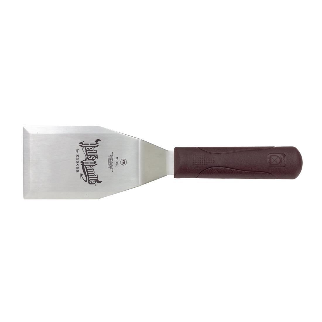 GG734 Mercer Culinary Hells Handle hittebestendige spatel heavy duty 12,5x7,6cm