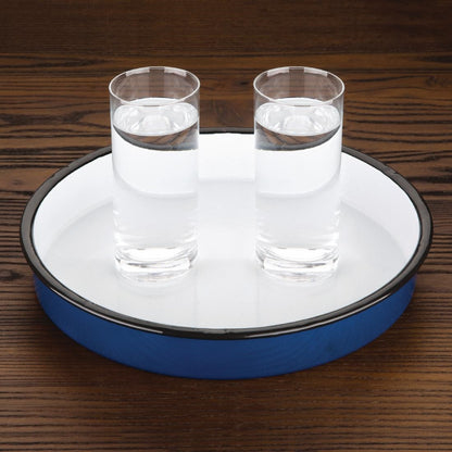 GM240 Olympia Geëmailleerd Stalen Dienblad Rond 32cm