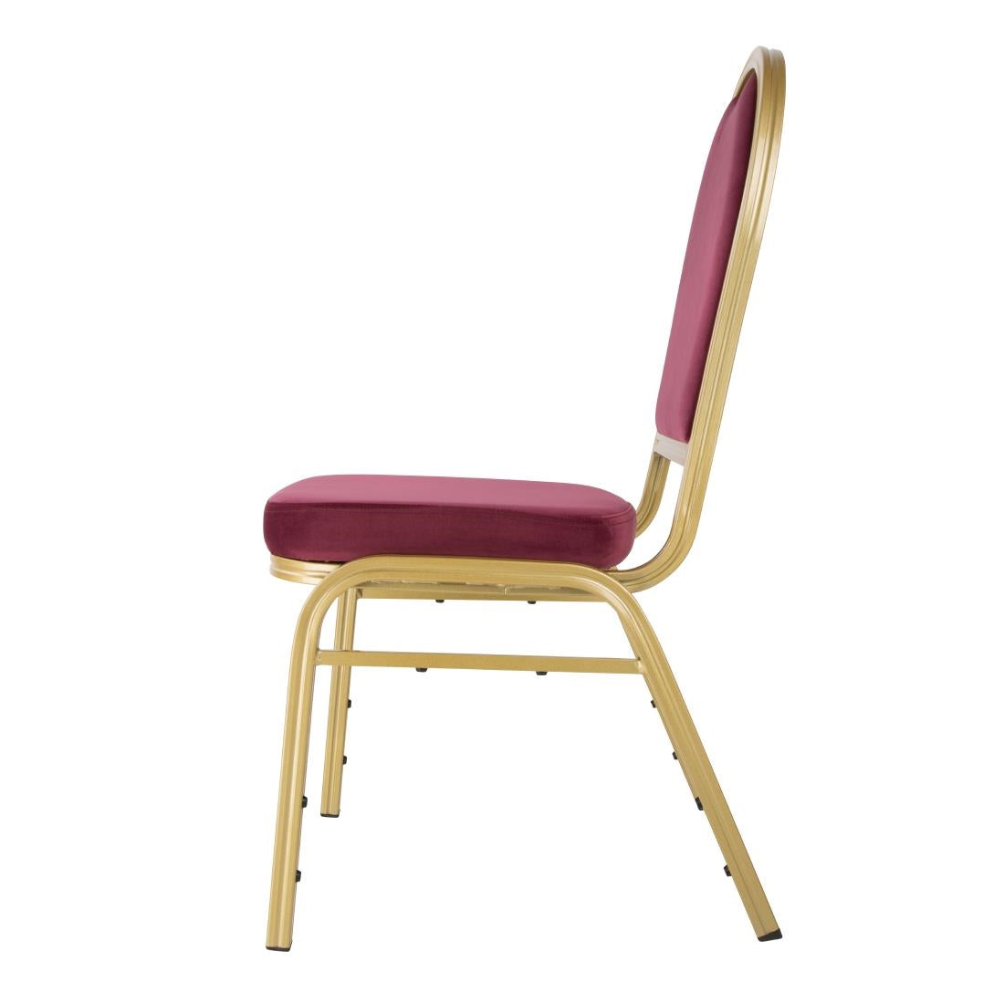 DY695 Bolero Regal stapelstoelen bordeauxrood (4 stuks)