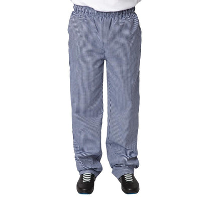 B311-M Whites Vegas koksbroek blauw-wit geruit M