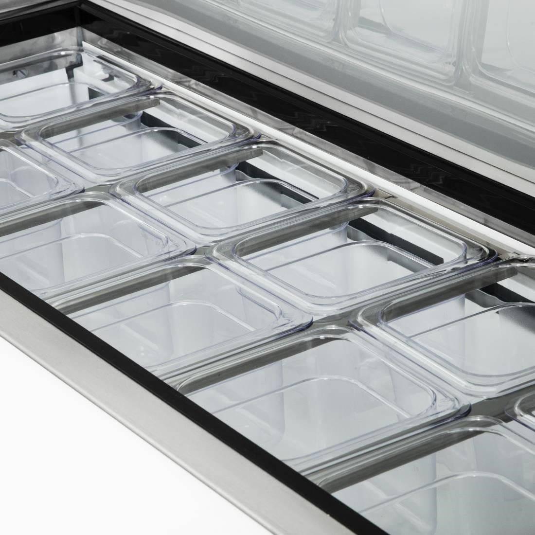 GD883 Polar U-serie 2-deurs gekoelde saladette 527L