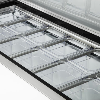 GD883 Polar U-serie 2-deurs gekoelde saladette 527L