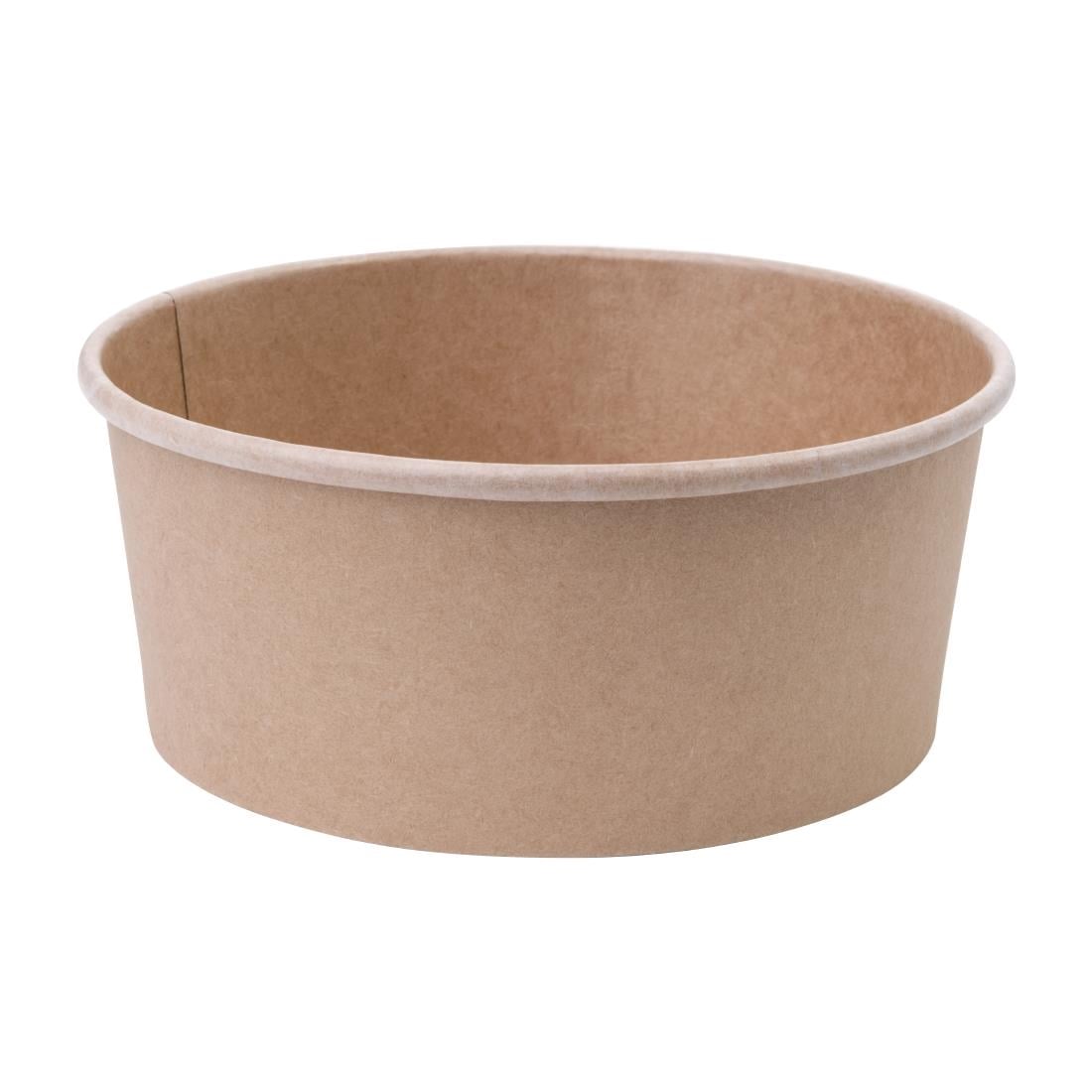 FB197 Fiesta Compostable ronde kraft saladeschaal 75cl (300 stuks)