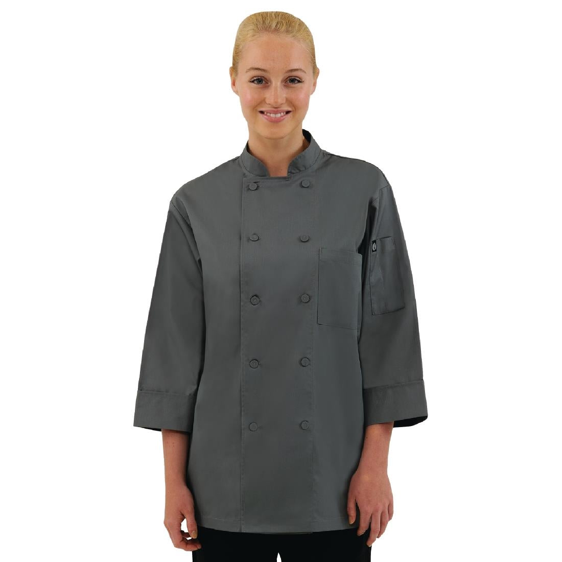 A934-S Chef Works unisex koksbuis grijs S