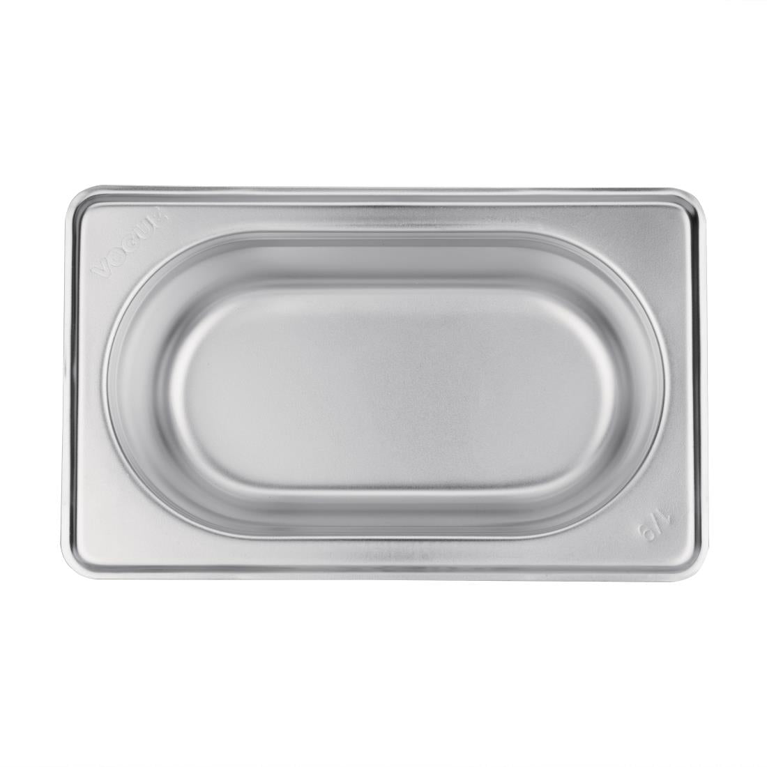 K824 Vogue roestvrijstalen 1/9 gastronorm bak 65mm
