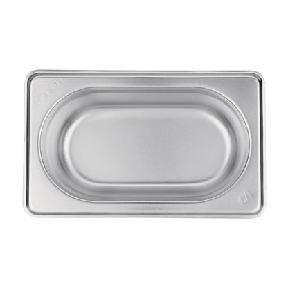 K824 Vogue roestvrijstalen 1/9 gastronorm bak 65mm