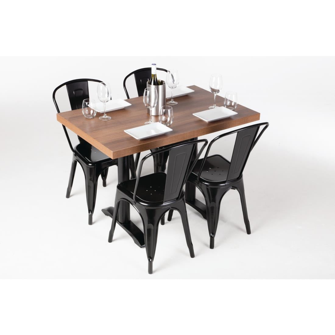DT442 Bolero voorgeboord rechthoekig tafelblad Rustic Oak 1100x700mm
