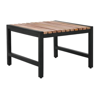 DK904 Bolero Lage Barkrukken Van Staal En Acacia (4 Stuks)