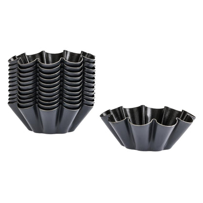 E238 Matfer Bourgeat anti-kleef mini briochevorm 7,5 cm (12 stuks)
