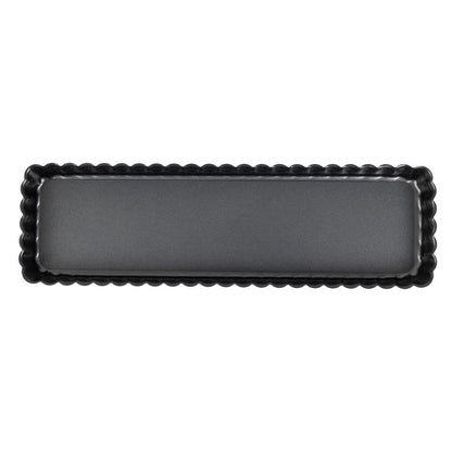 CY117 De Buyer rechthoekige anti-kleef taartvorm met losse bodem 35,6cm