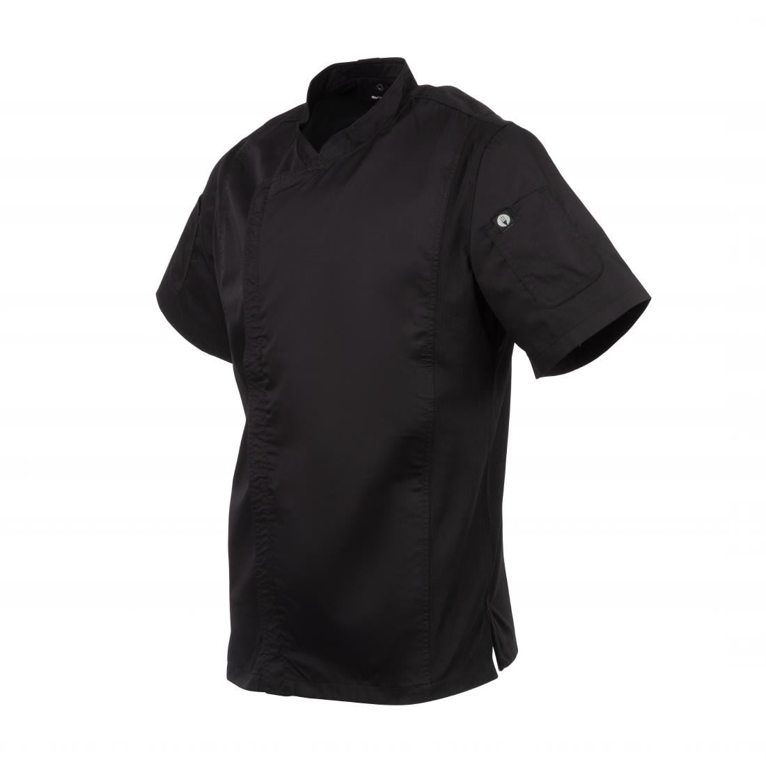 B472-M Chef Works Springfield unisex koksbuis met rits zwart M